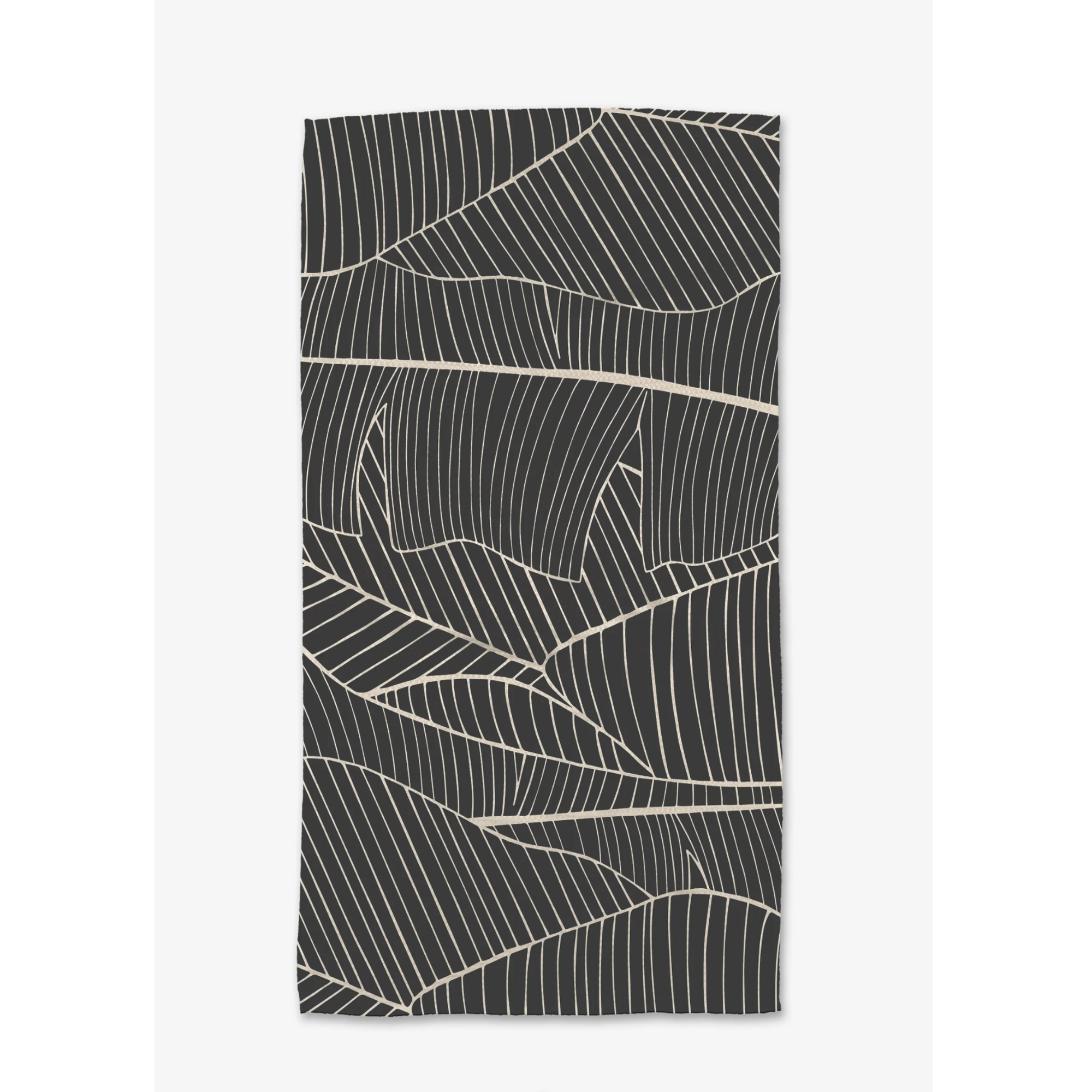 Neutral Palms Geometry Tea Towel