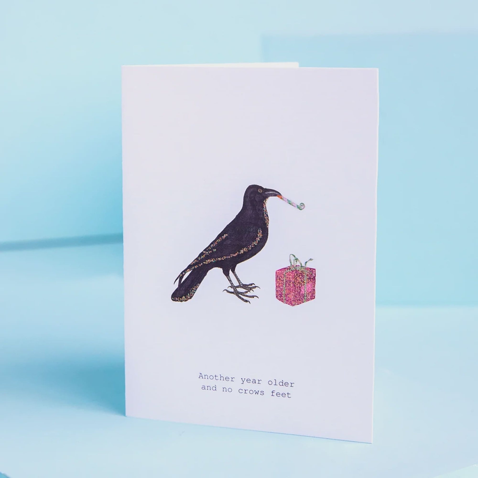 Crows Feet Greeting Card