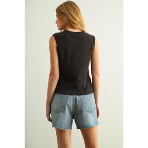 Sleeveless Cotton Top