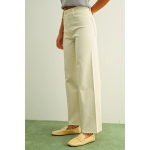 Straight Wide Leg Denim Pant