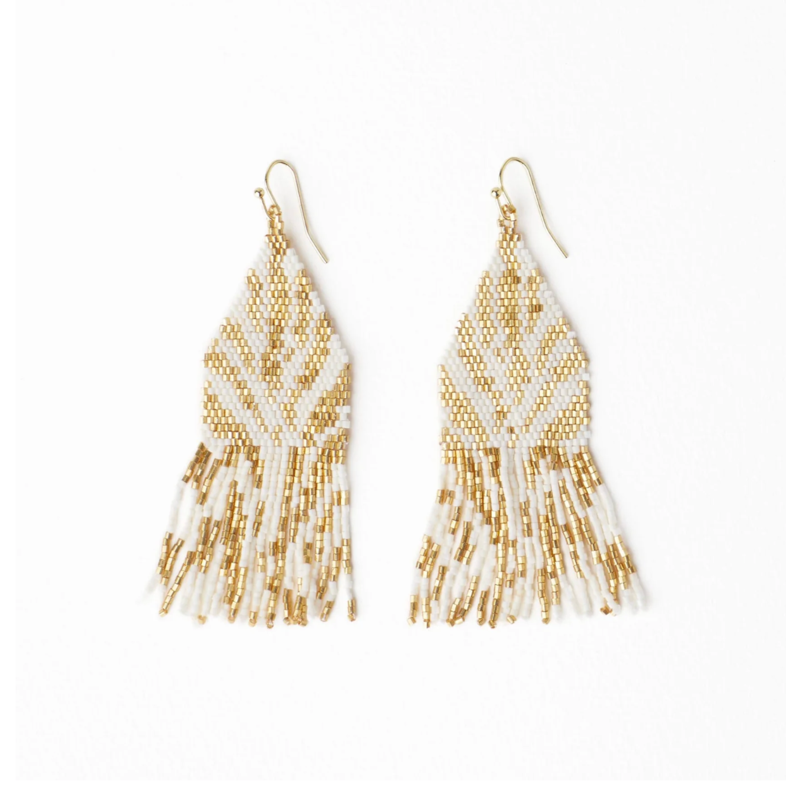 Delilah Beaded Fringe Earrings