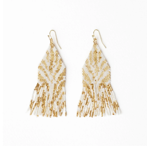 Delilah Beaded Fringe Earrings