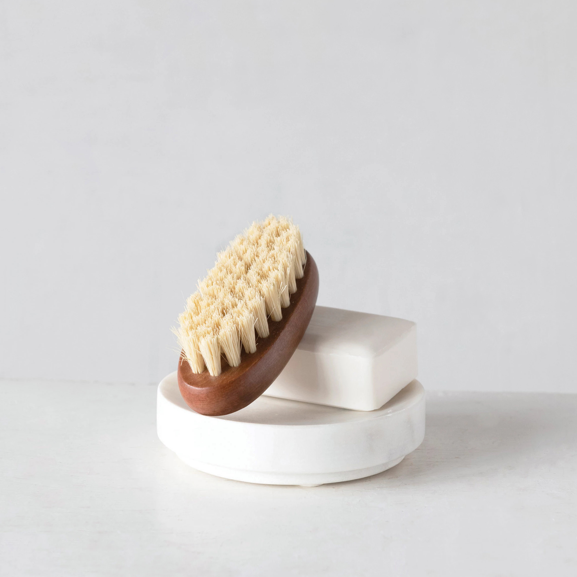 Round Marble Soap Dish