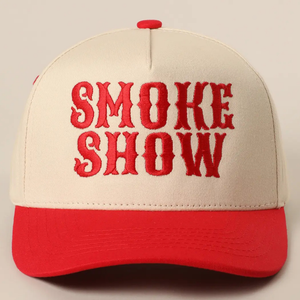 Smoke Show Embroidery Baseball Cap