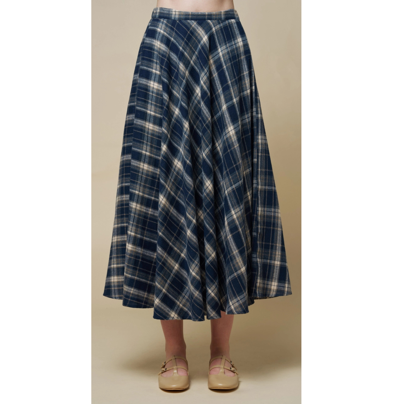 Plaid Maxi Skirt