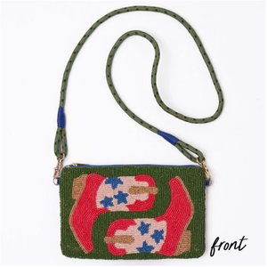 Seed bead Clutch Bag with Strap