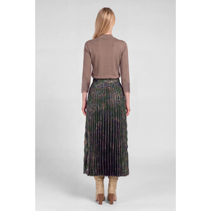 Paisley Printed Midi Skirt