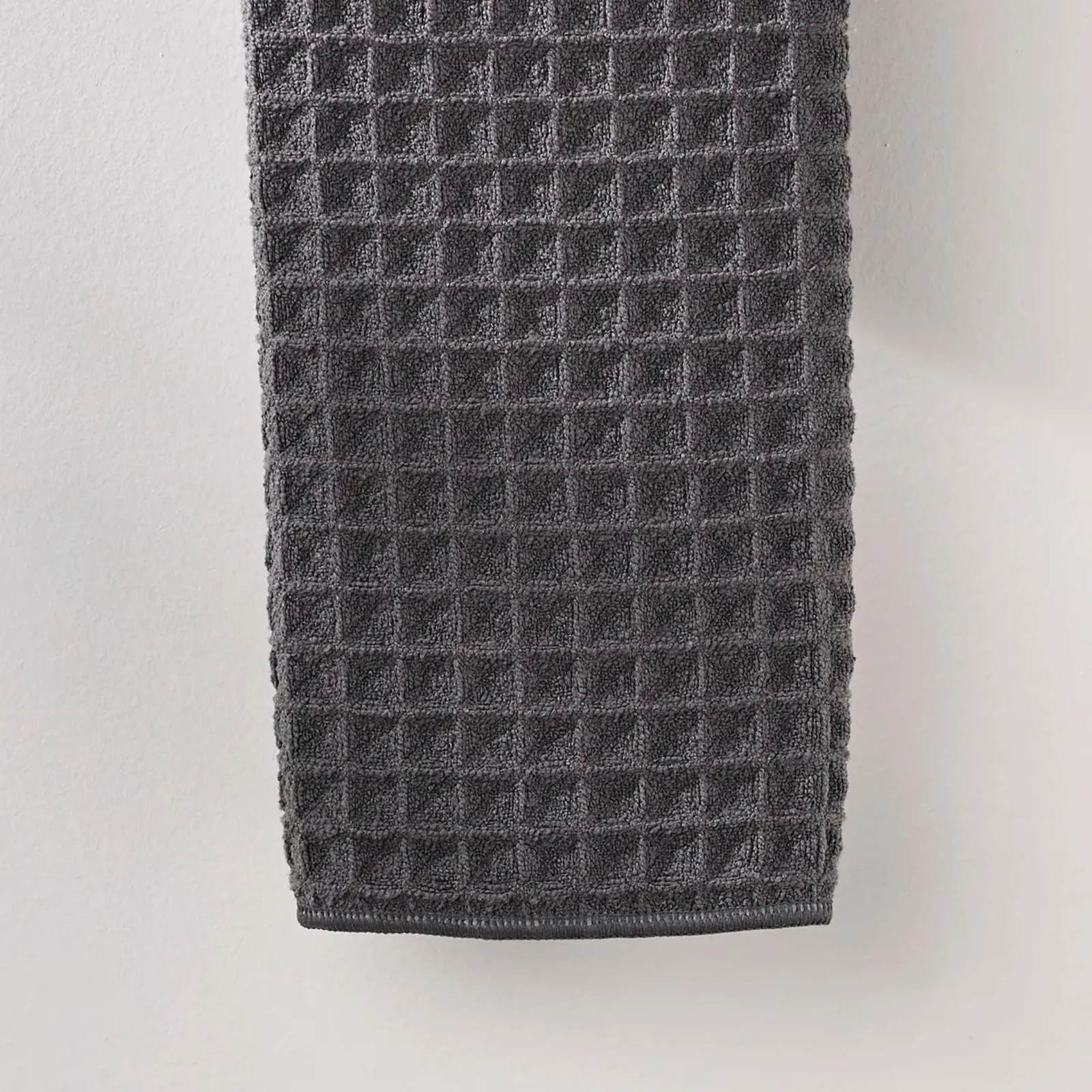 Charcoal Waffle Hand Towel