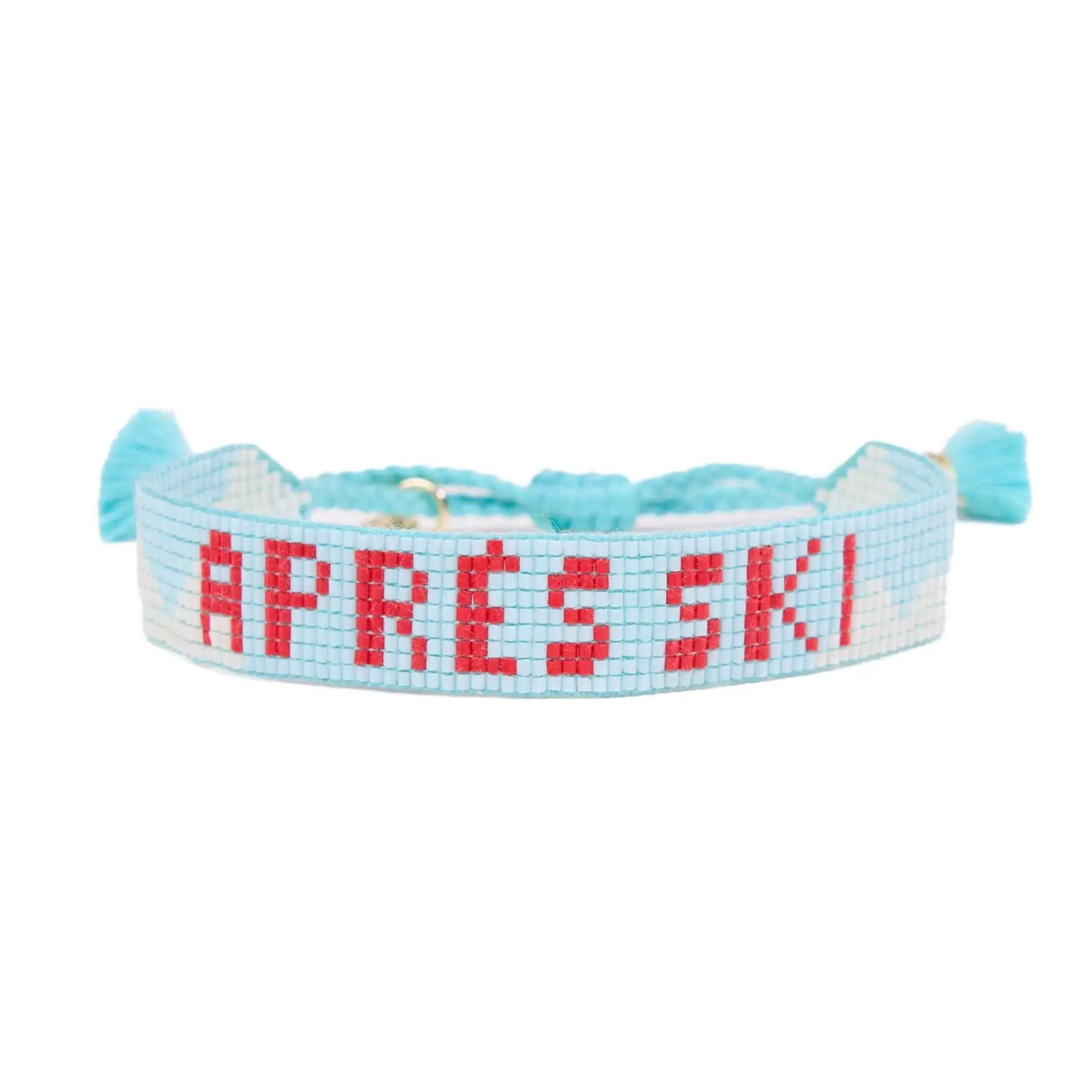 Gabby "Apres Ski" Adjustable Beaded Bracelet Blue