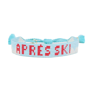 Gabby "Apres Ski" Adjustable Beaded Bracelet Blue