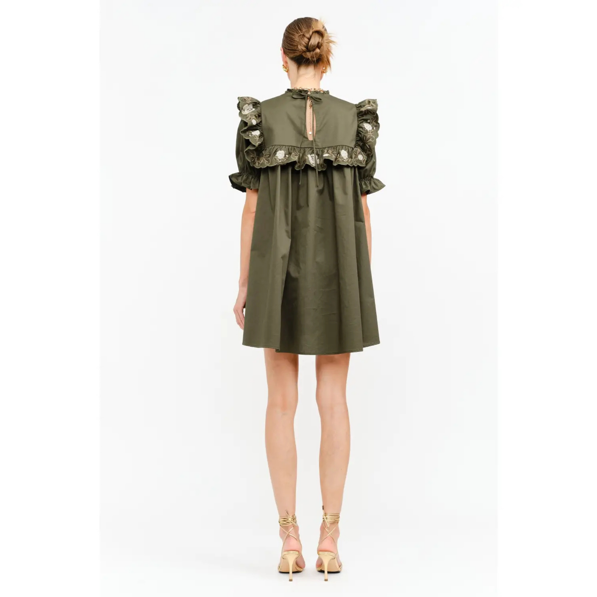Sera Olive Dress
