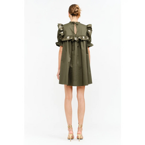 Sera Olive Dress