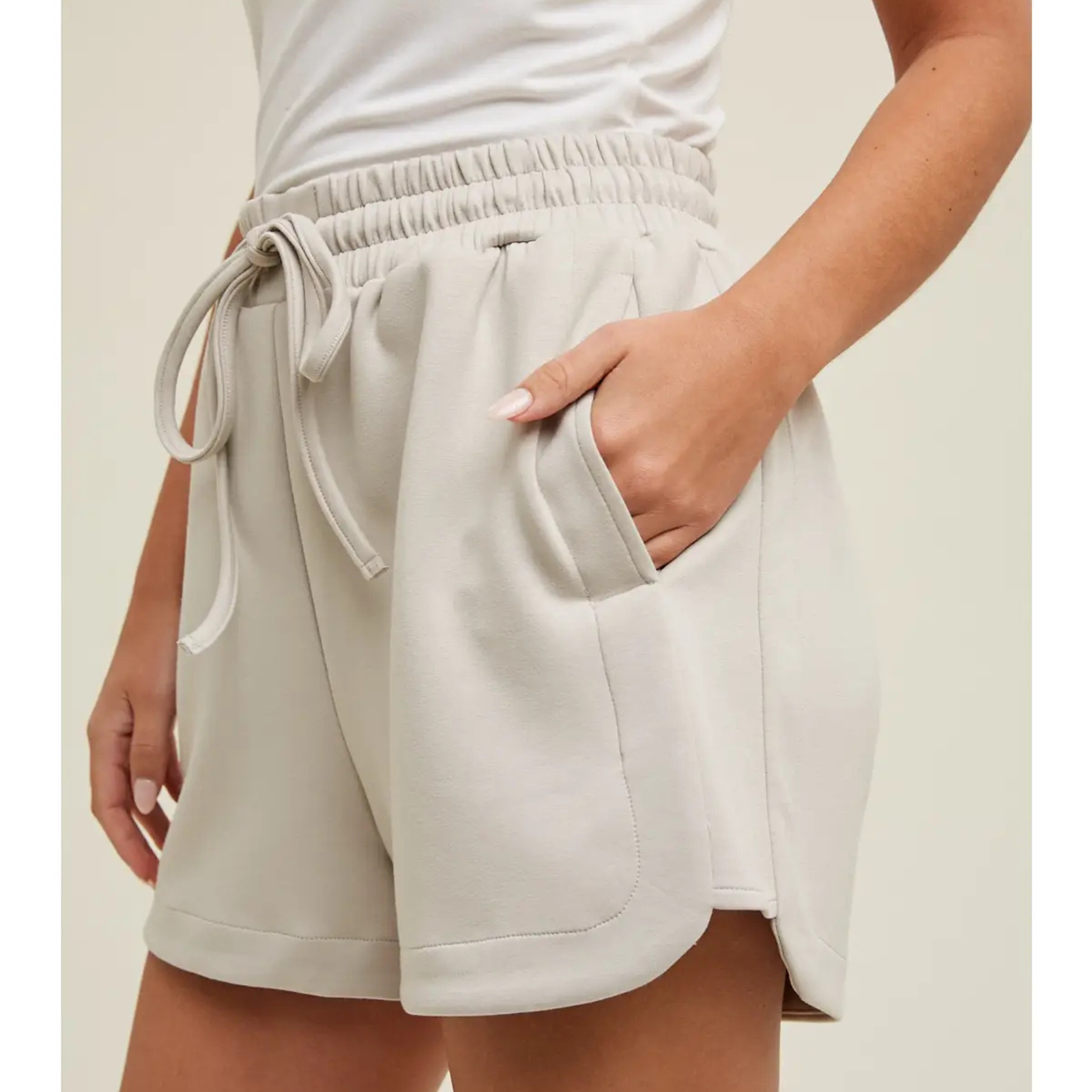 Scuba Shorts with Drawstring