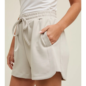 Scuba Shorts with Drawstring