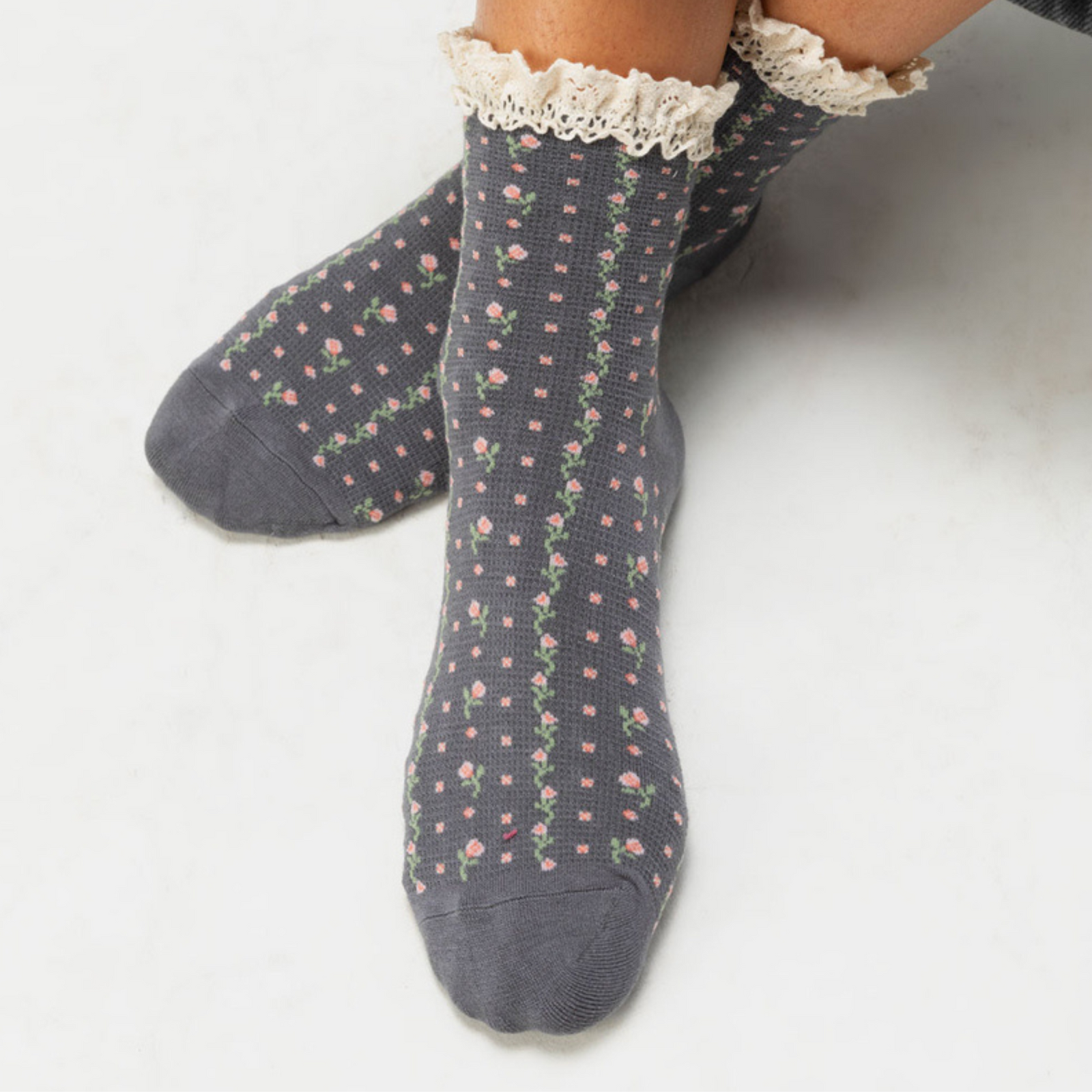 Waffle Knit Sock