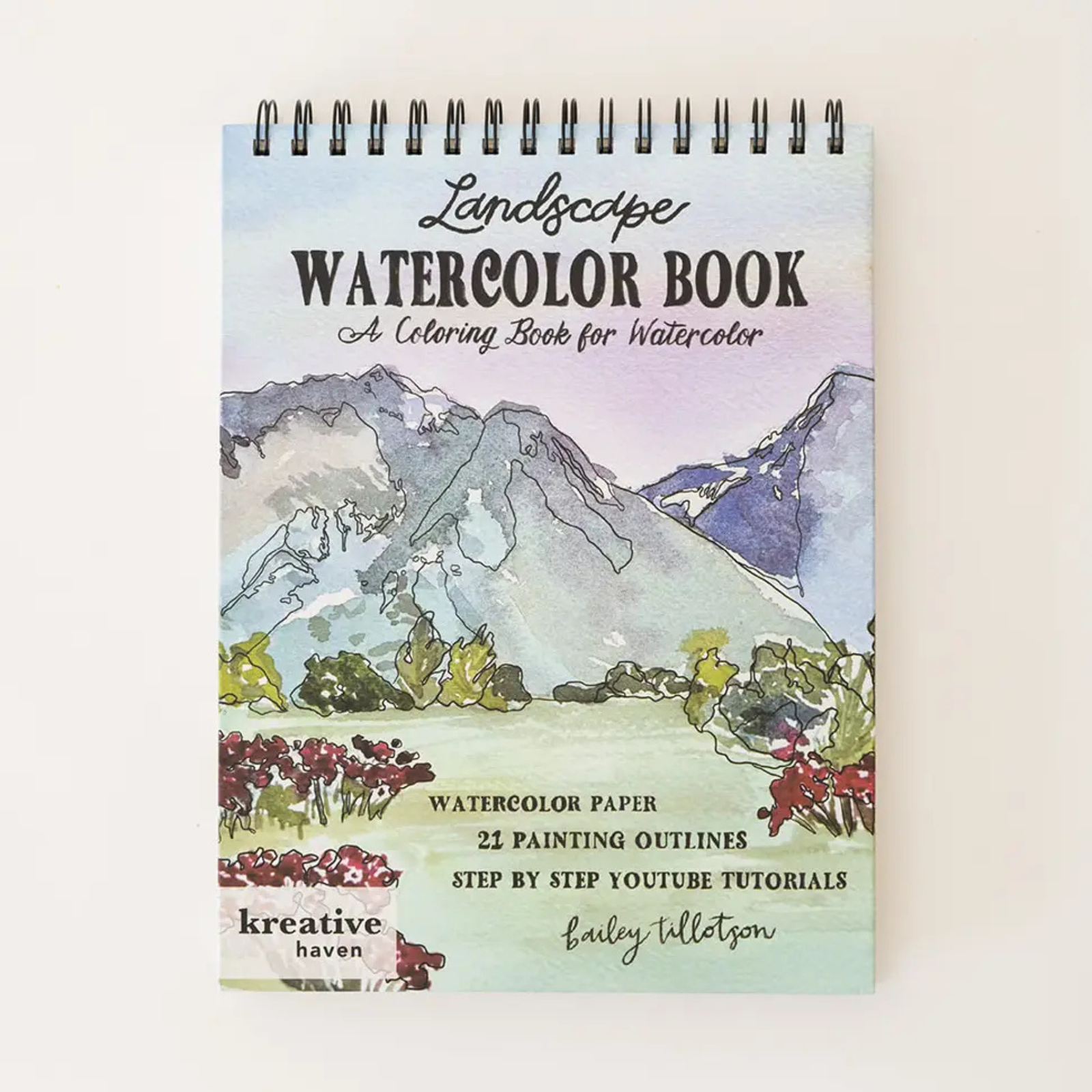 Landscape Watercoloring Book