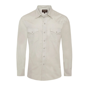 Men's Western Solid Twill Shirt