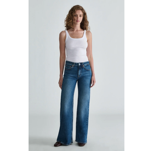 Grace Mid Brushed Classic Denim