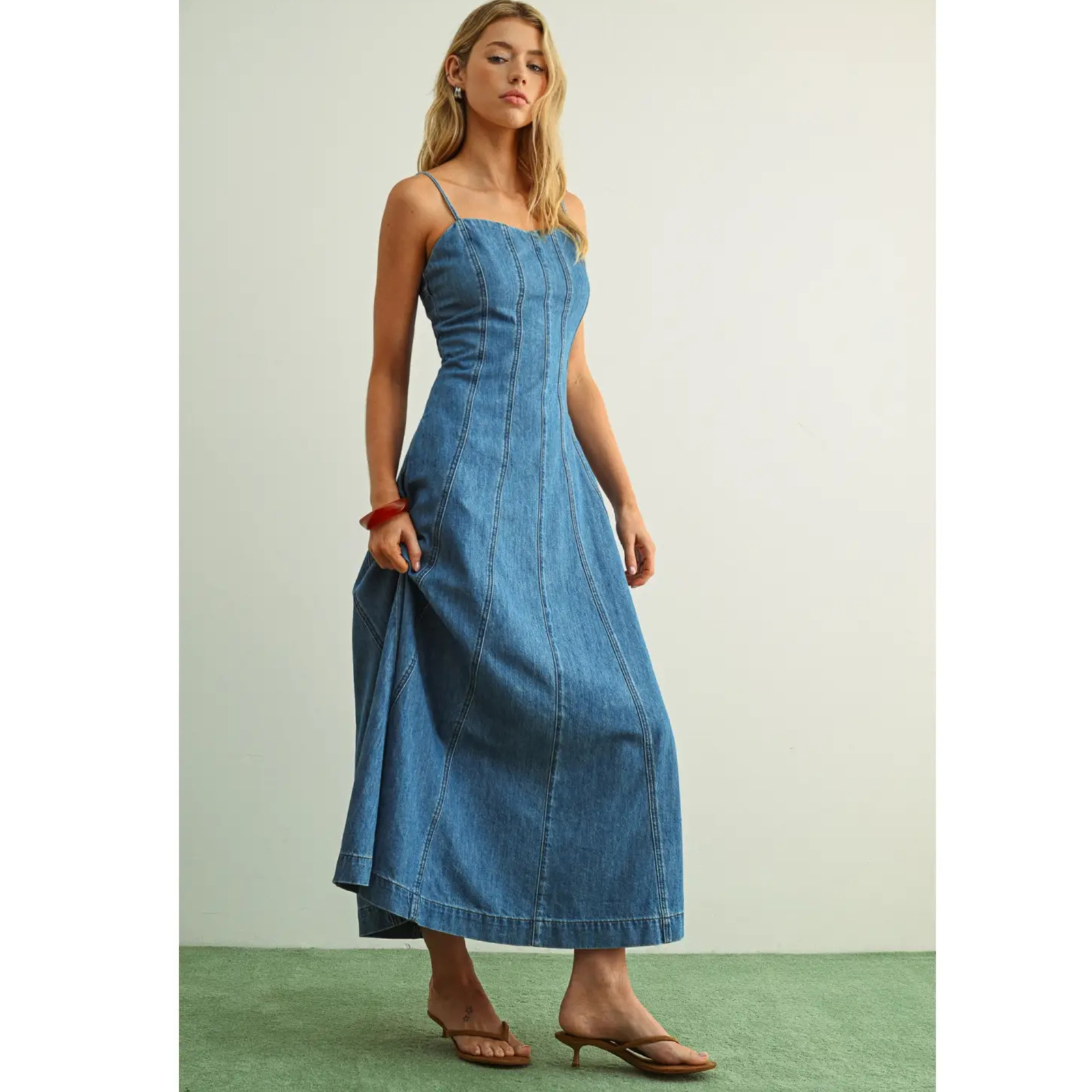 Maxi Denim Dress
