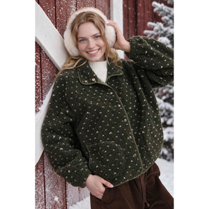 Sherpa Dot Snap Jacket
