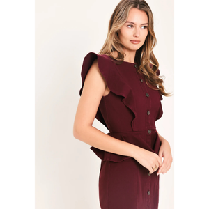 Ruffle Reverence Midi Dress