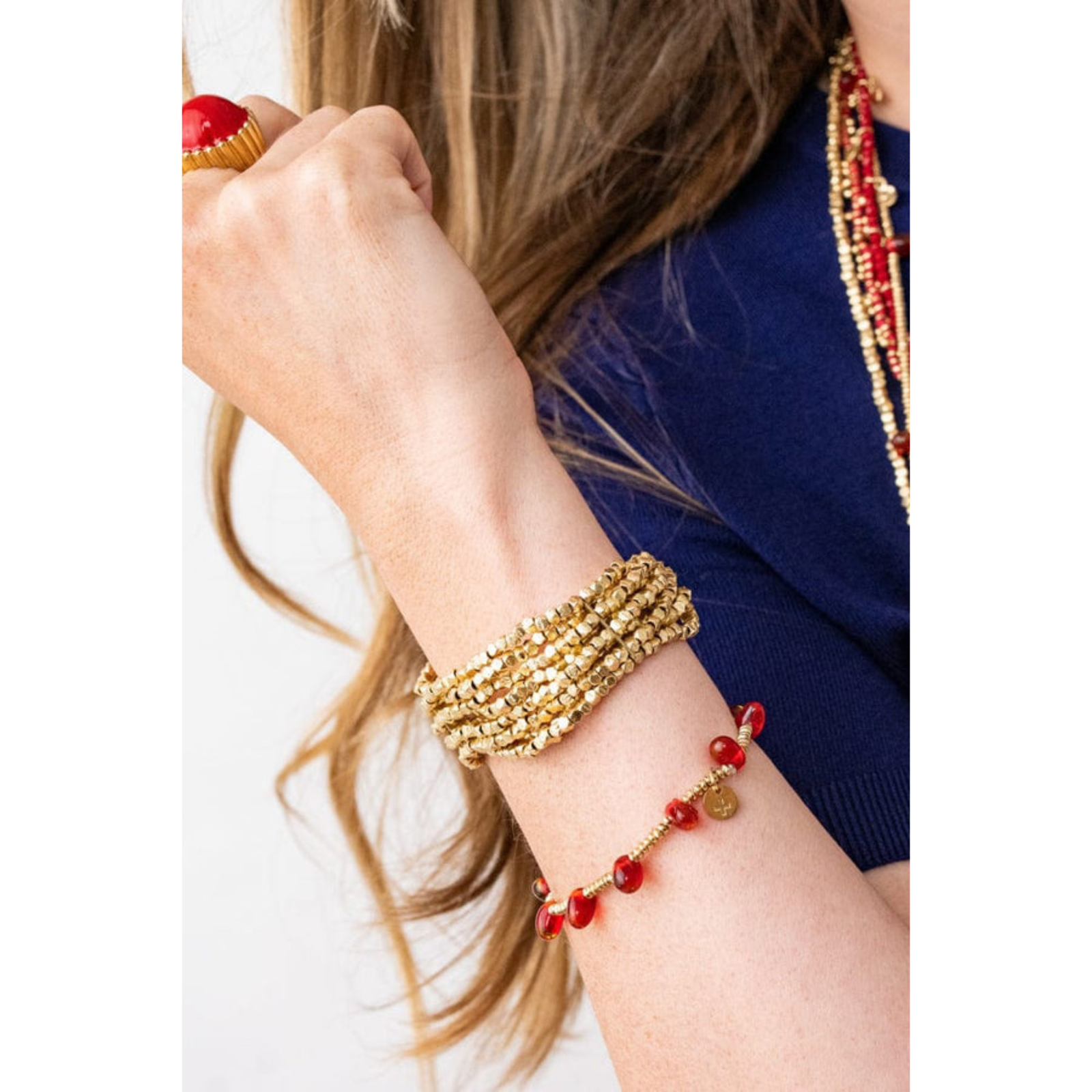 Wanda 8 Strand Cuff Bracelet
