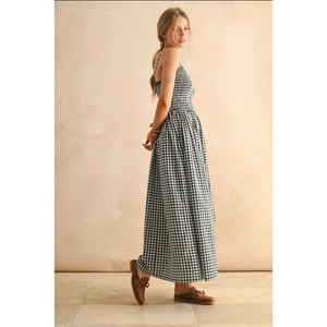Gingham Long Dress
