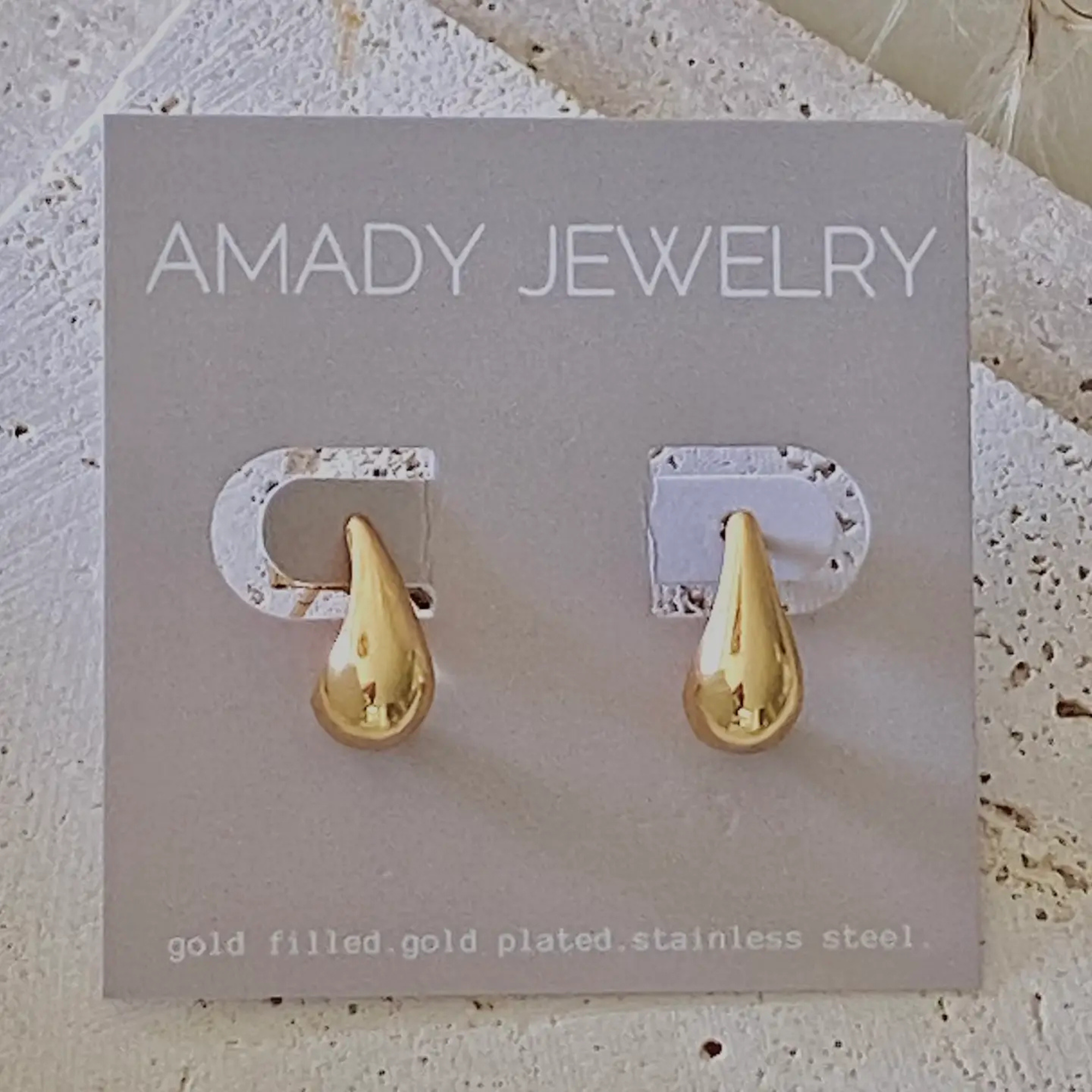 Teardrop Earrings 18k Gold Filled