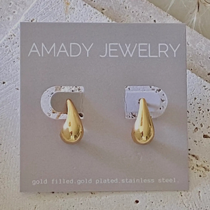 Teardrop Earrings 18k Gold Filled
