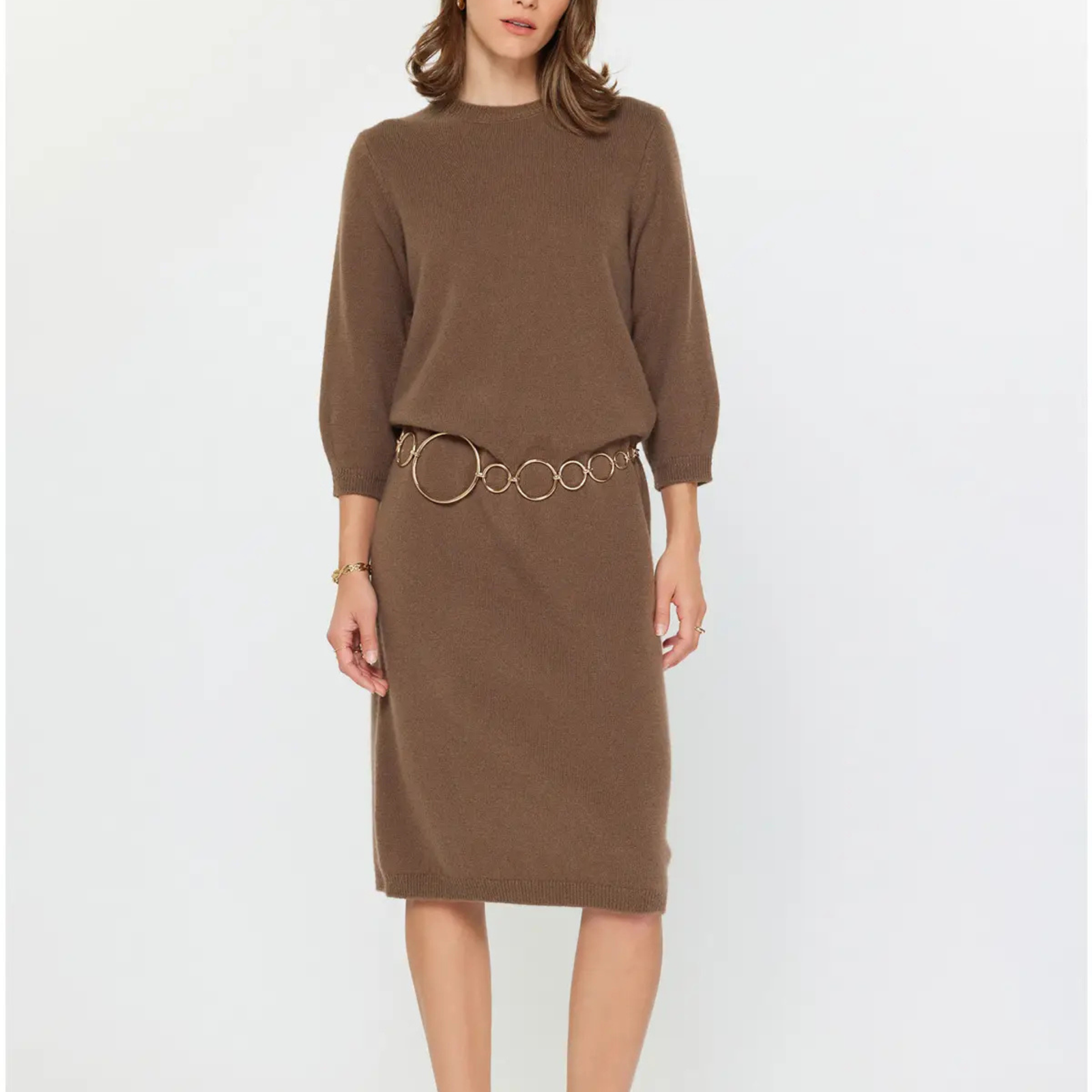 Midi Length Sweater Dress