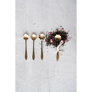 Stainless Steel Flower Shaped Spoons