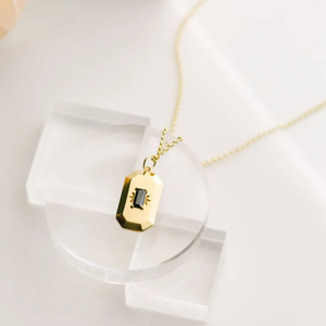 Onyx Amulet Necklace