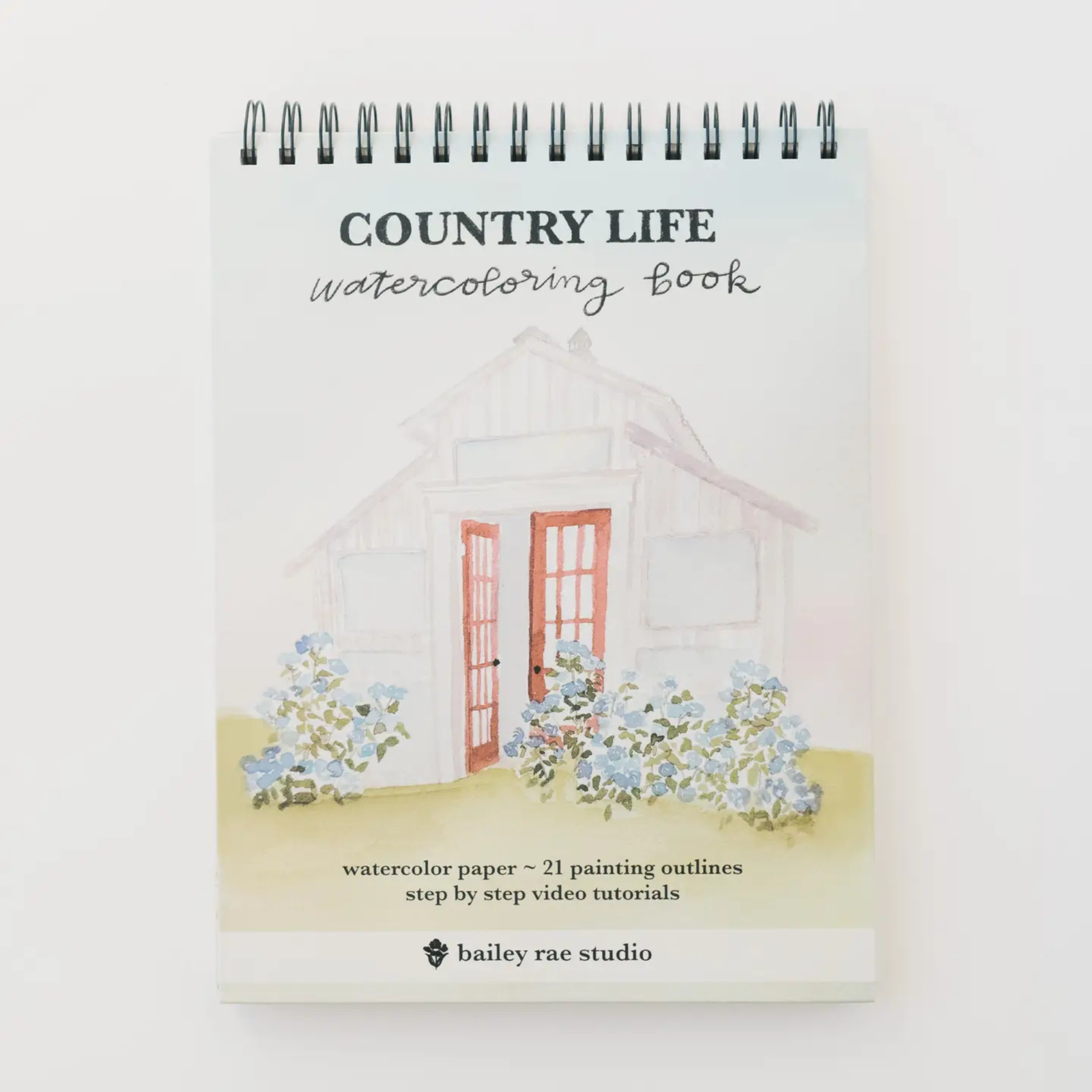Country Life Watercoloring Book