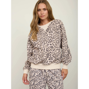 Leopard Boxy Sweatshirt