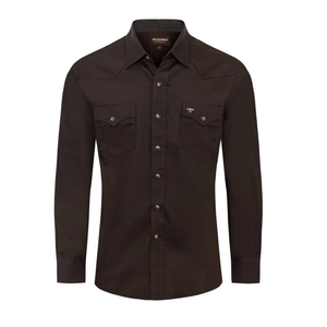 Men's Western Solid Twill Shirt