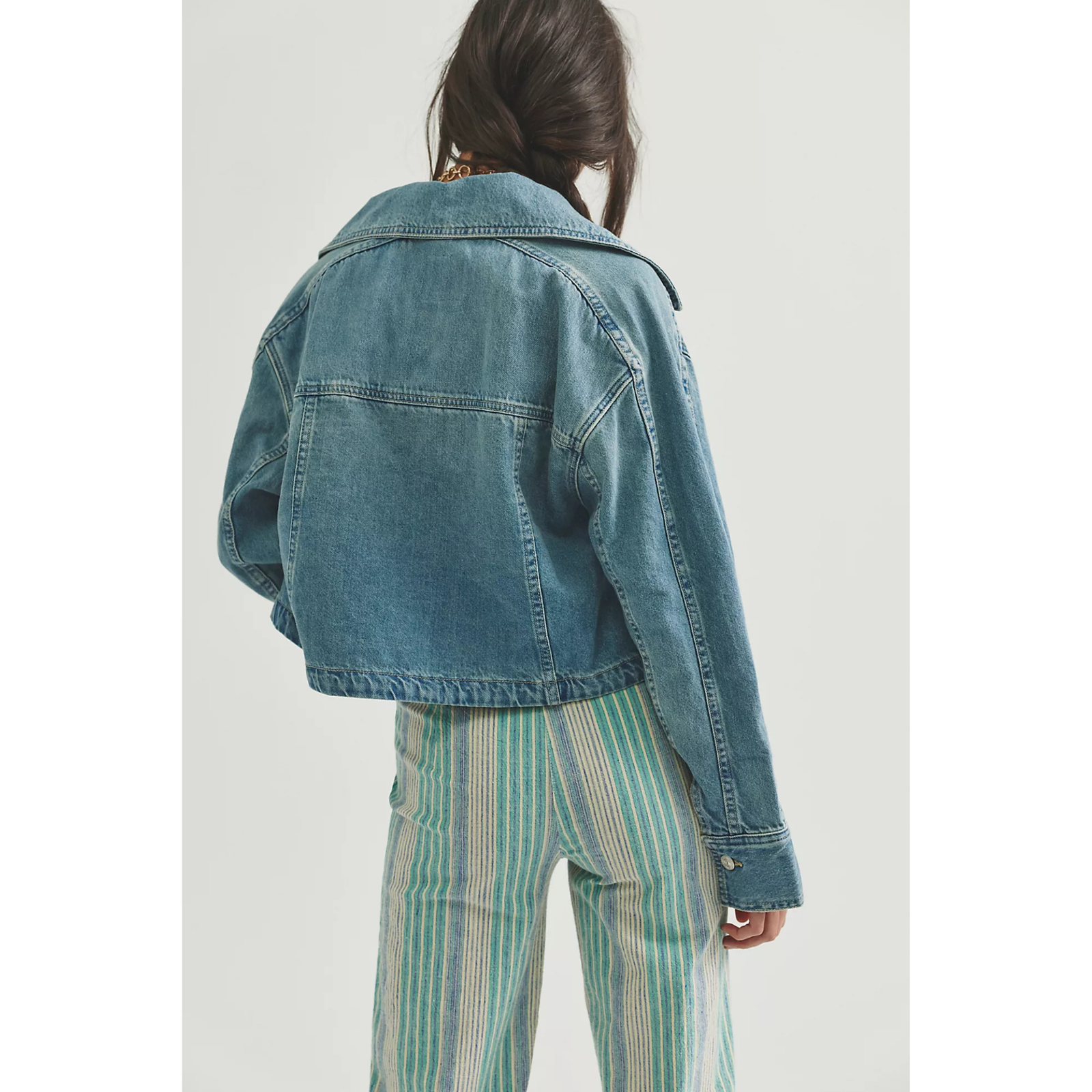 Side To Side Denim Jacket