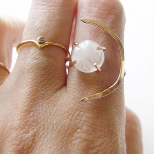 Crescent Moon Ring  7