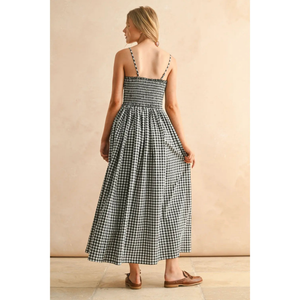 Gingham Long Dress