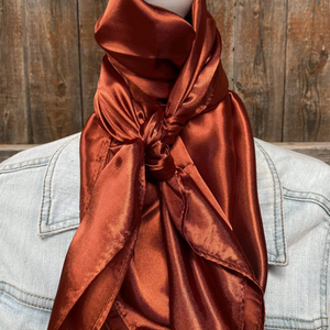 Solid Rust Wild Rag / Scarf