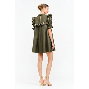 Sera Olive Dress