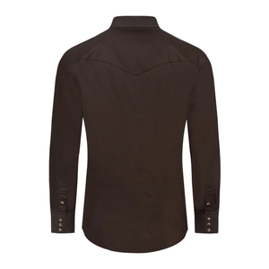 Men's Western Solid Twill Shirt