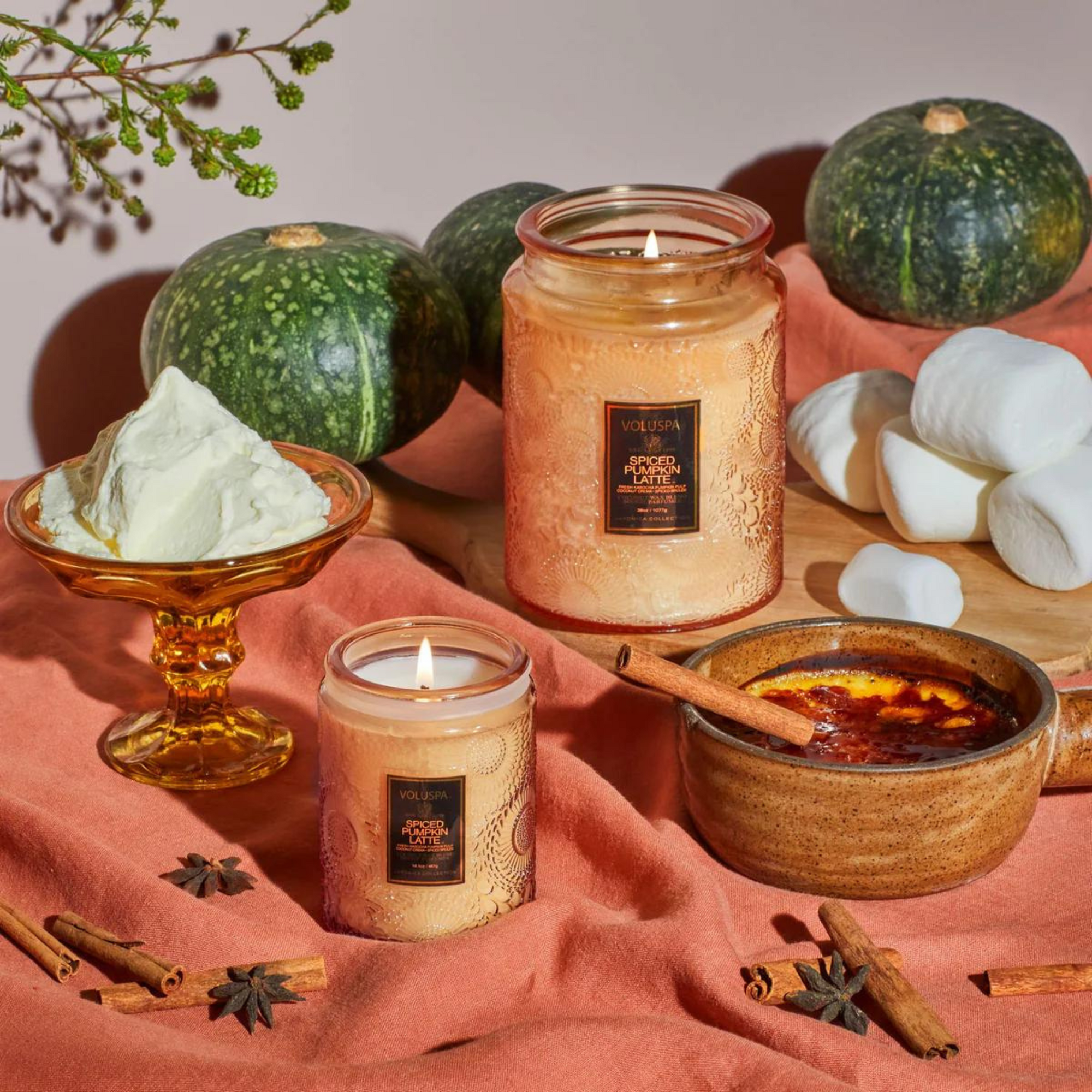 SPICED PUMPKIN LATTE SMALL JAR CANDLE