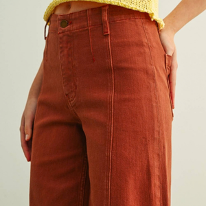 Washed Stretch Pants