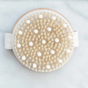 Cherry Wood Body Brush w/ Handle