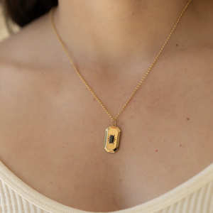 Onyx Amulet Necklace