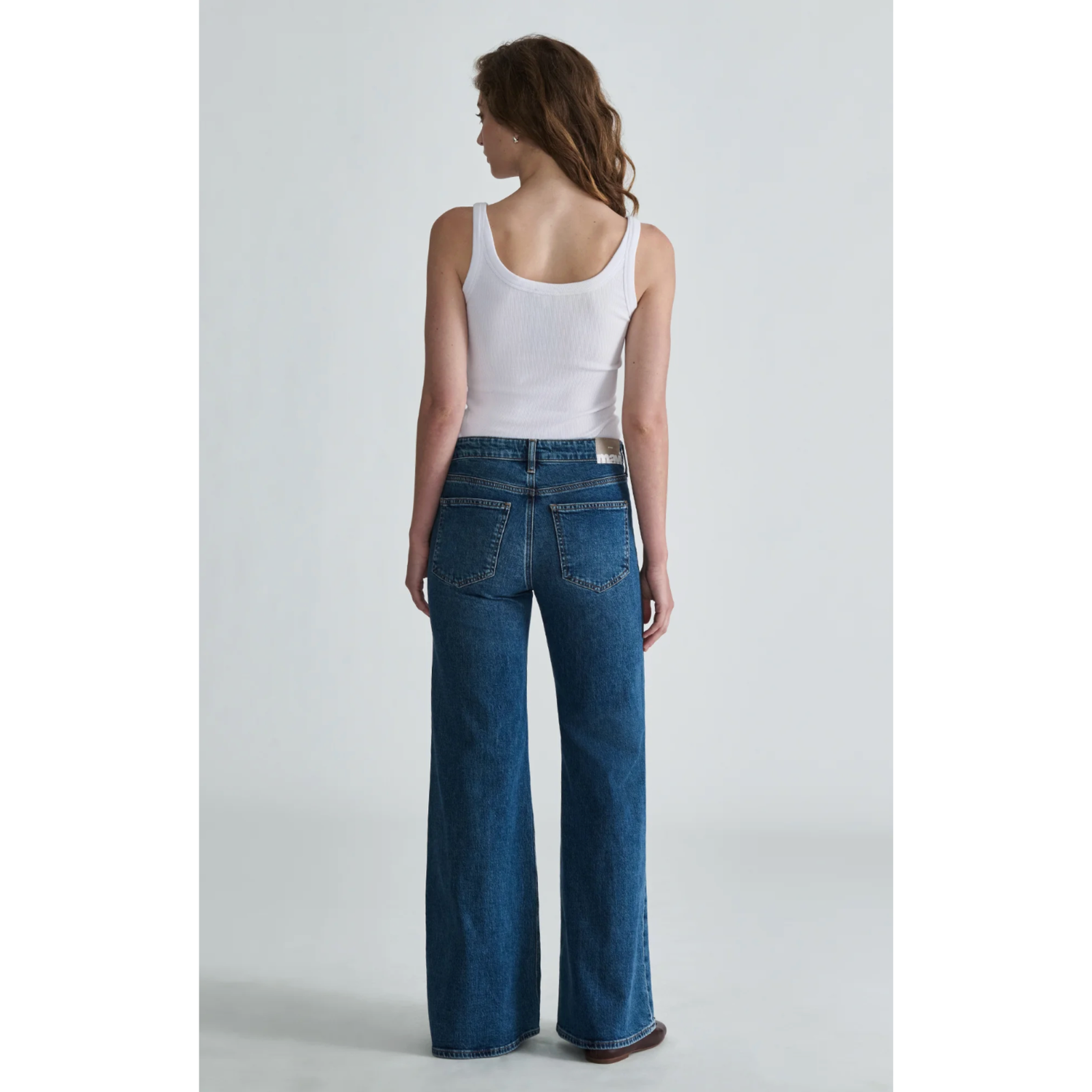 Grace Mid Brushed Classic Denim