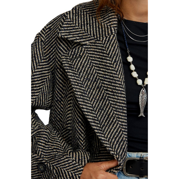 Ari Wool Peacoat - Curio Collective