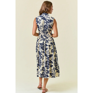 Paisley V-Neck Midi