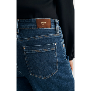 Paloma Mid Rise Jeans | Dark Brushed Gold Premium
