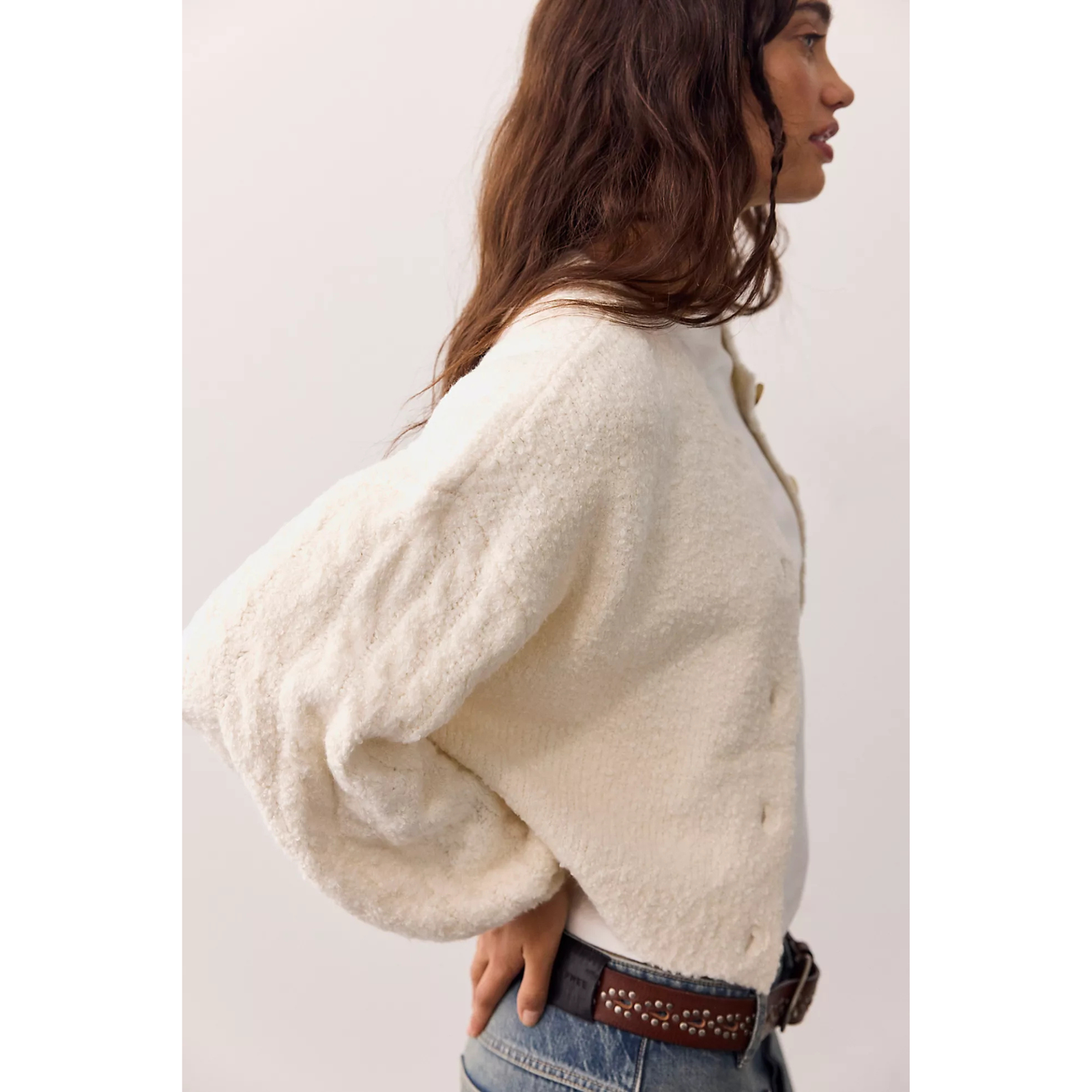Thistle Cardi in Sugar Swizzle
